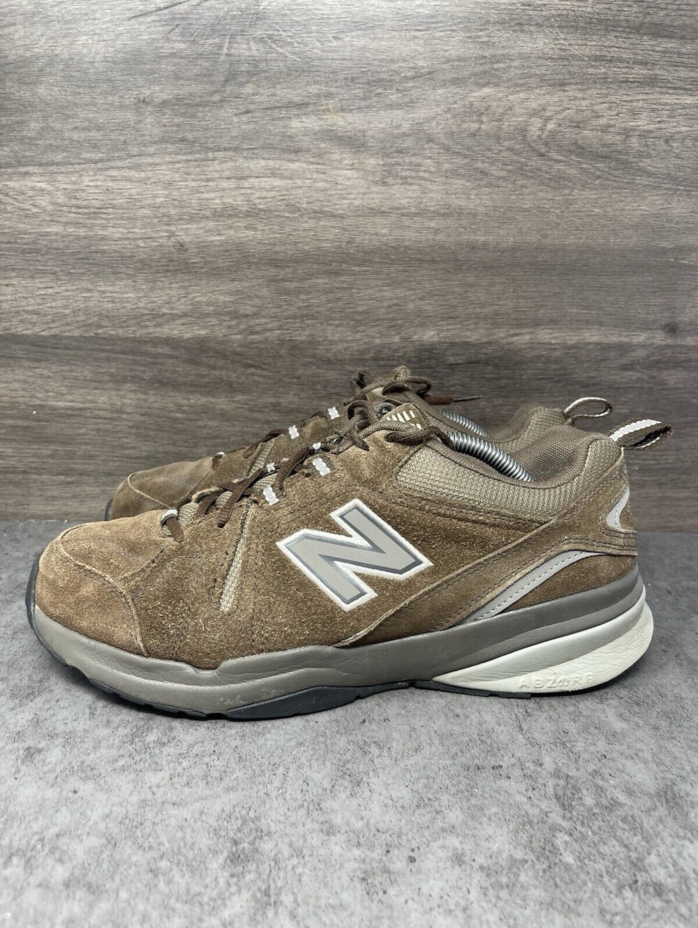 New Balance 608v4 Mens Size 10 Brown Suede ABZORB Walking Training Shoes
